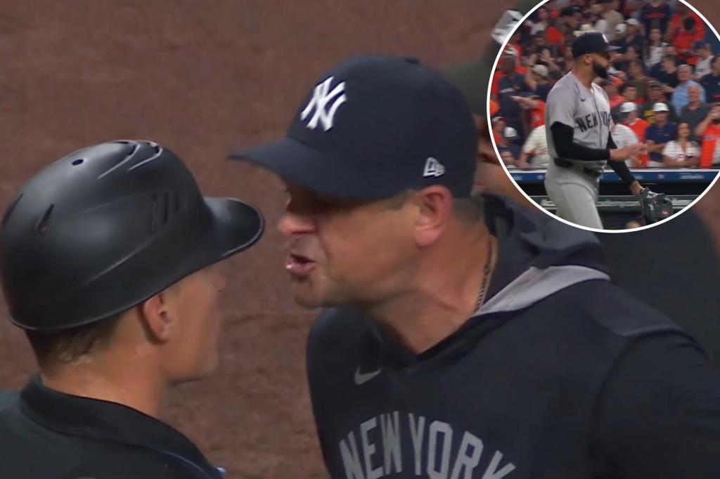 Yankees' Aaron Boone, Devin Williams ejected in bizarre scene