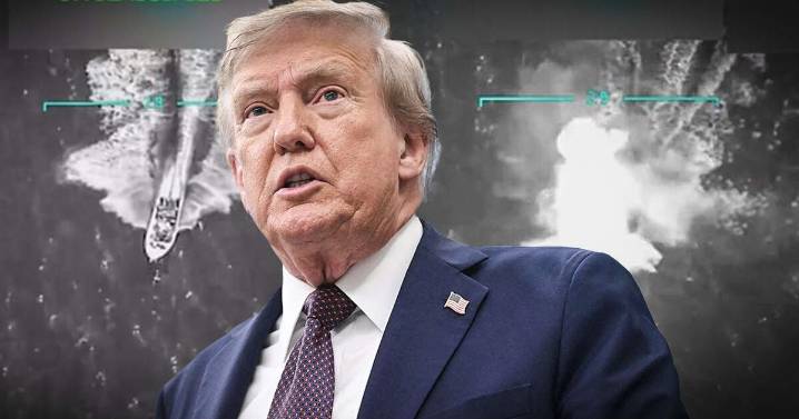 Trump revela video del preciso instante del ataque de EE.UU. a barco que transportaba droga desde Venezuela