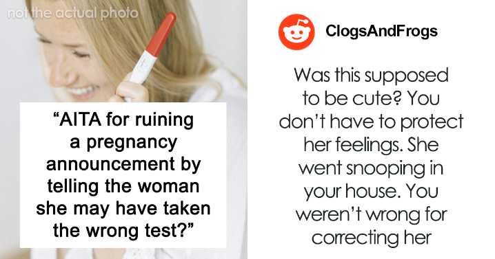 “You May Have Taken The Wrong Test”: Woman’s Dramatic Pregnancy Reveal Turns Into Total Humiliation