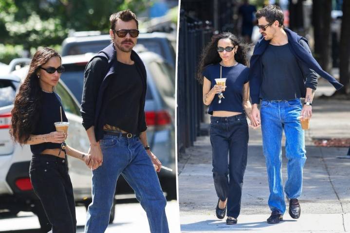 Zoë Kravitz and Harry Styles show off their couple style