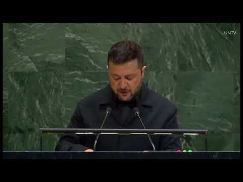 What Ukrainian President Volodymyr Zelenskyy told the UN General Assembly
