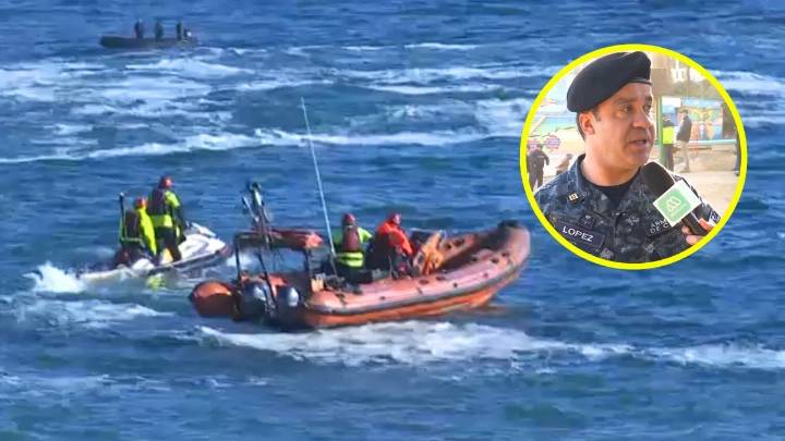 "No se suspenden": Armada descarta paralizar trabajos de búsqueda de menor desaparecido en Valparaíso por marejadas