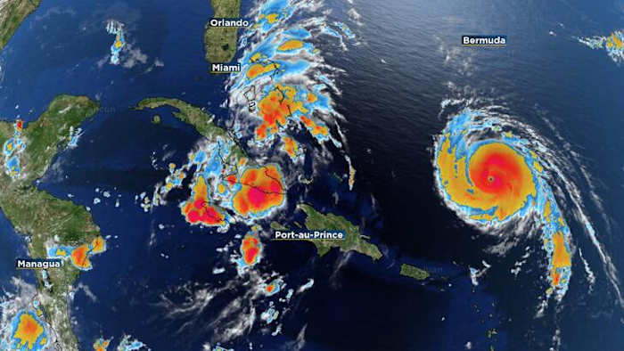 Tracking the Tropics: Tropical Depression 9 likely Imelda Sunday; Humberto now a strong Cat 4