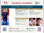 Ayúdanos a localizar a Luis Oscar Ayala García