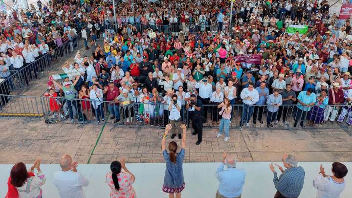 Exitosa gira de la presidenta en Nayarit