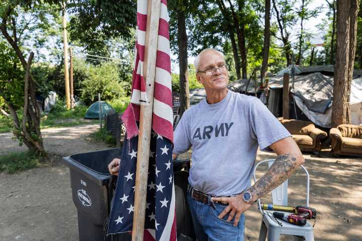 Harrisburg’s Tent City for homeless people to close today as PennDOT reclaims land for I