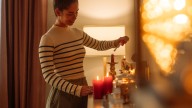 Budget-Friendly DIY Candle Display For An Elegant Golden Glow