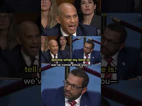 Sen. Booker and FBI Director break into SHOUTING MATCH