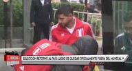Ni un hincha: Selección peruana regresó en silencio de Montevideo | VIDEO Tras la eliminación del Mundial 2026 y goleado 0-3 por Uruguay, la selección peruana volvió al país.