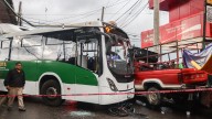 Al menos nueve heridos deja aparatoso choque de Línea 3 de RUTA a unos metros de la CAPU