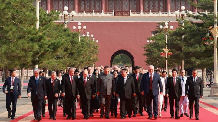 Kim, Putin, Xi Share World Stage At China’s Military Parade