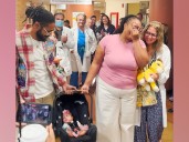 'Miracle' baby born at 26 weeks goes home after 146