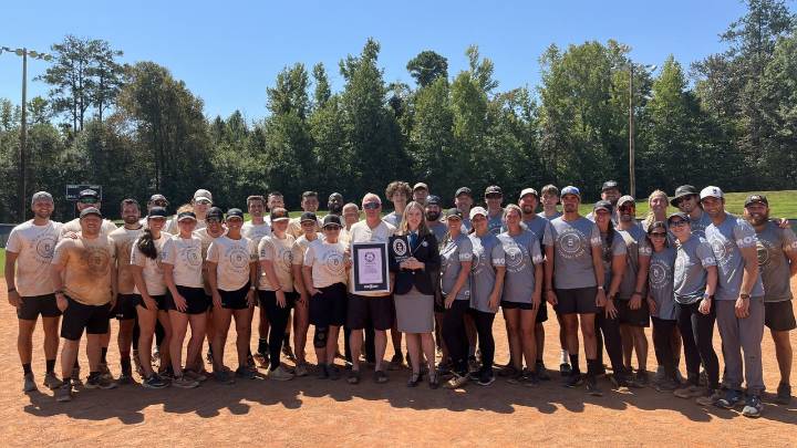 World’s longest kickball game: Georgia nonprofit sets 3rd Guinness record