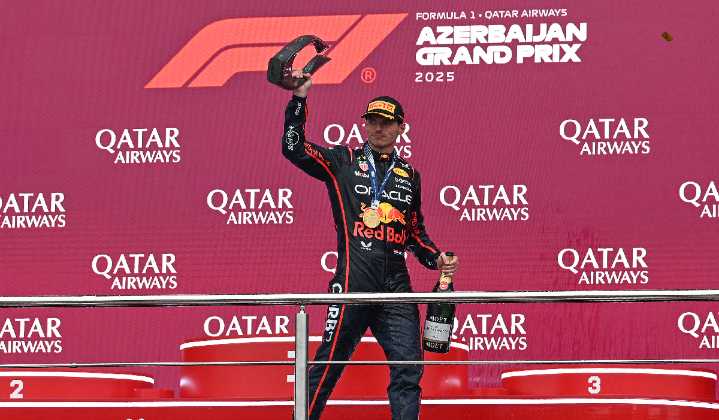 Max Verstappen ganó el Gran Premio de Azerbaiyán 2025 tras dominar el circuito