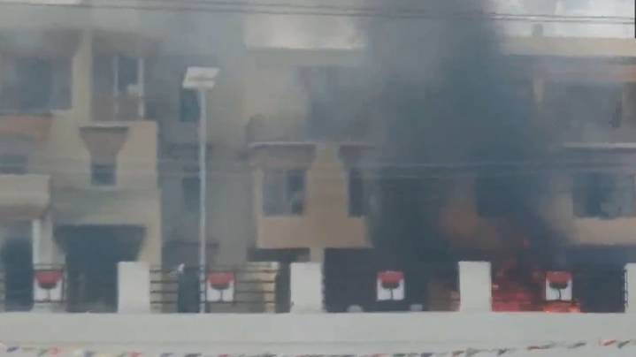 Protests demanding statehood for Ladakh turn violent; BJP office, vehicle torched