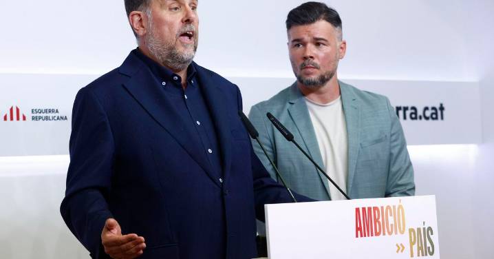ERC presenta la reforma para que Cataluña recaude el IRPF y reclama al PSOE que cumpla