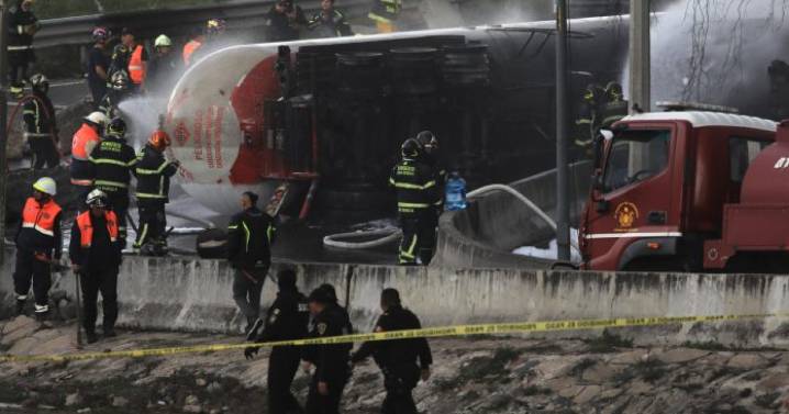 Explosión de camión de gas deja 57 heridos: 19 están graves con quemaduras y vehículos incendiados en México