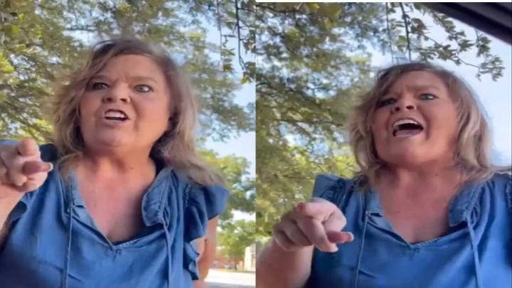 Viral video shows Texas 'Karen' abusing Mexican delivery man