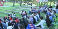 Students at UNLV hold vigil in honor of Charlie Kirk