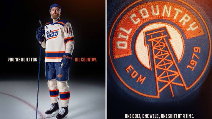 Oilers unveil new tan 3rd jerseys for this season 
