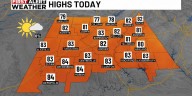 First Alert Weather: Sunshine, lower humidity Sunday afternoon