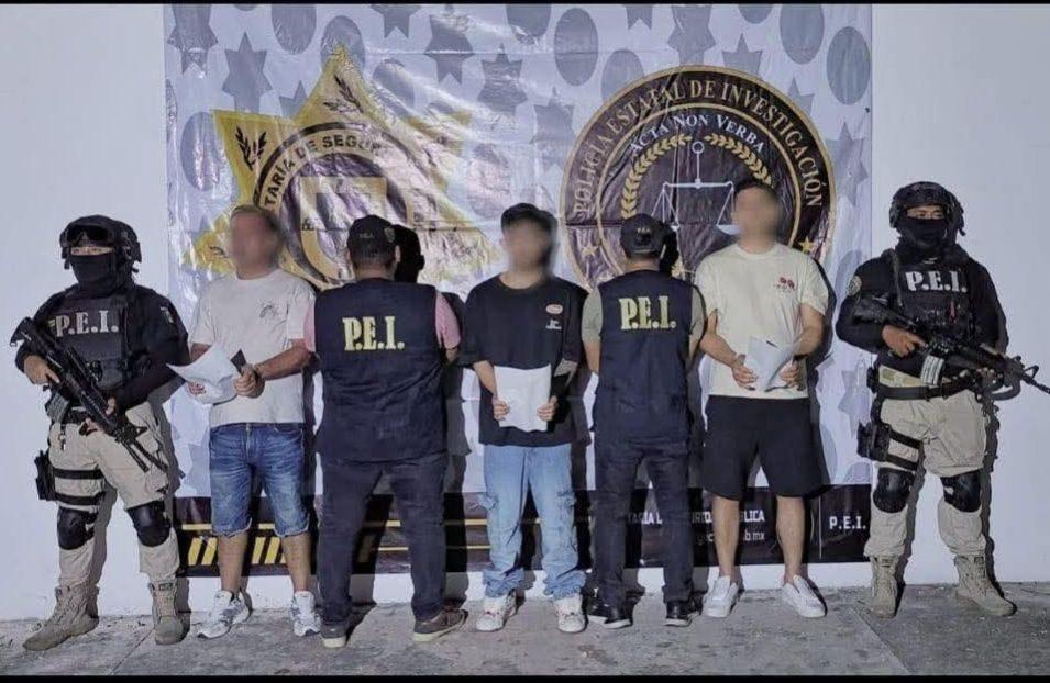 Tres cubanos detenidos por robos a predios en Mérida
