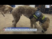 K9 unit from Franklin County returns after Minnesota trip to help school shooting victims