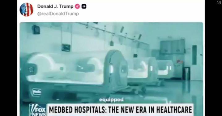 Trump Shared an AI Video Promoting the Medbed Conspiracy Theory, but What Is That?