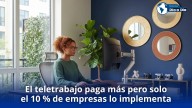 El teletrabajo paga más pero solo el 10 % de empresas lo implementa