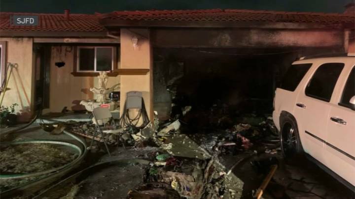 San Jose house fire that displaced 7 people reignites