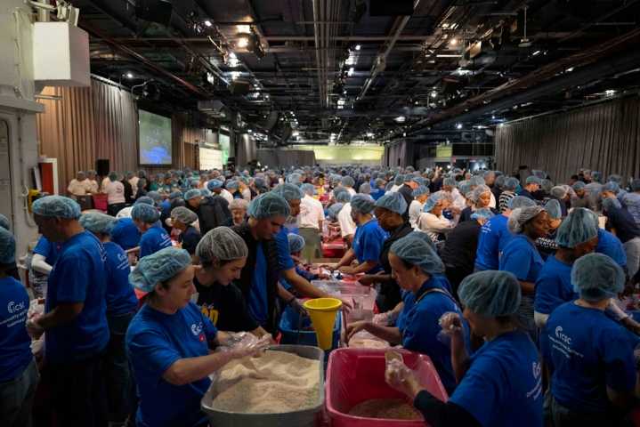 Volunteers prep millions of meals for fellow New Yorkers before 24th anniversary of 9/11