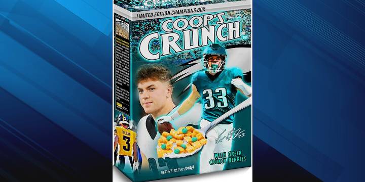 Cooper DeJean launches cereal benefitting Univ. of Iowa Stead Family Children’s Hospital