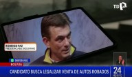 ¡Polémica en Bolivia! Candidato presidencial busca legalizar venta de autos robados
