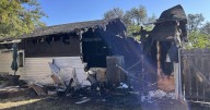 Hutchinson garage damaged by Sunday fire