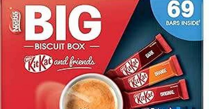 Giant box of 69 Nestlé chocolates reduced to £17 on Amazon