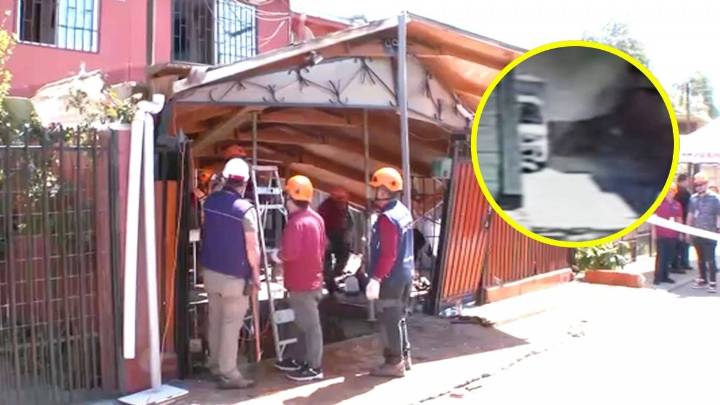 Explosión por gas en Pudahuel deja dos heridos: Video muestra magnitud del estallido
