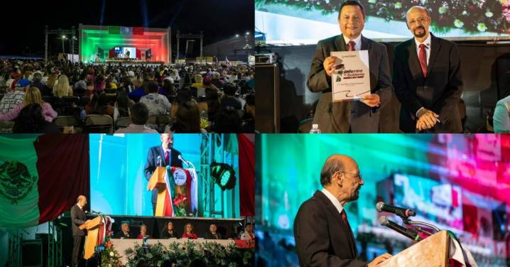 ALCALDE JOSÉ MANUEL QUIJADA RINDE 1ER INFORME EN A. PRIETA