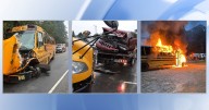 No students or drivers injured in various school bus crashes in Johnston, Halifax counties :: WRAL.com