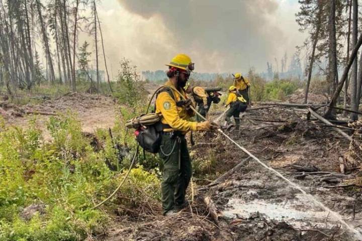 Moisés combatía incendios forestales en los bosques de Hidalgo; ahora lo hace en Canadá