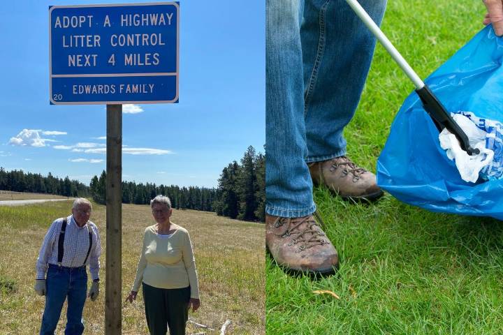 A Heartfelt Story Of Litter Cleanup Along Wyoming Highway