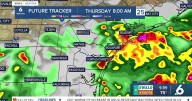 Cold front arrives, showers and thunderstorms to wrap up early this afternoon