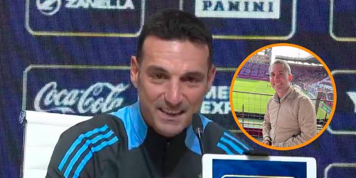La historia detrás del periodista que emocionó a Scaloni: su pasado reciente como chofer y por qué se largó a llorar
