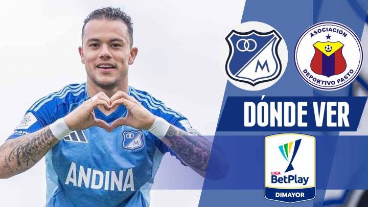 Millonarios vs Pasto: dónde ver EN VIVO el partido pendiente de Liga BetPlay, TV y ONLINE