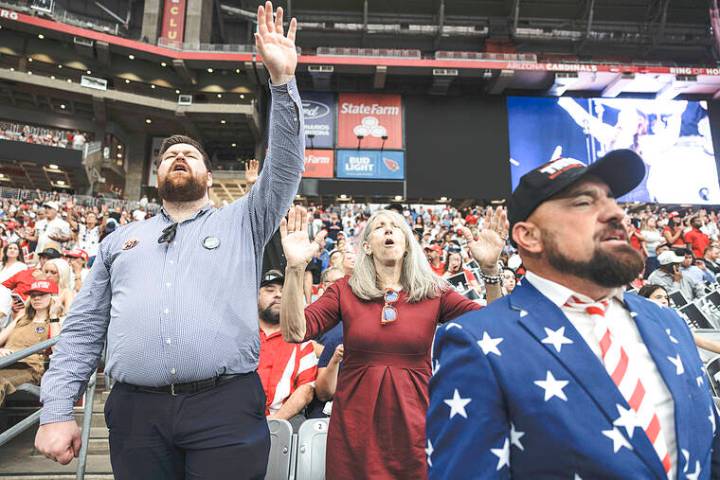 Blending politics and faith, memorial shows kirk’s imprint on the GOP