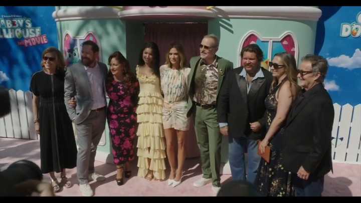 Gloria Estefan, ‘Gabby’s Dollhouse’ co-stars walk the pink carpet in Los Angeles for weekend premiere 