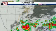 Weak cool front, shot at rain overnight