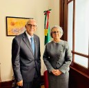 Gobernador fortalece lazos con secretaria de Hacienda y crédito público