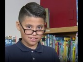 Kidcaster Sebastian gives your Monday morning forecast from Griffith Elementary School