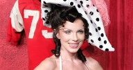 Julia Fox's Polka Dot Corset Look Mixes Pin
