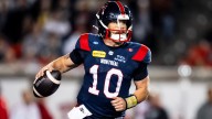 Alexander sets CFL record with 9-0 start to career as Alouettes down Stampeders